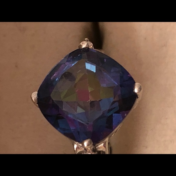 Sterling Silver Mystic Topaz Ring - Picture 3 of 11